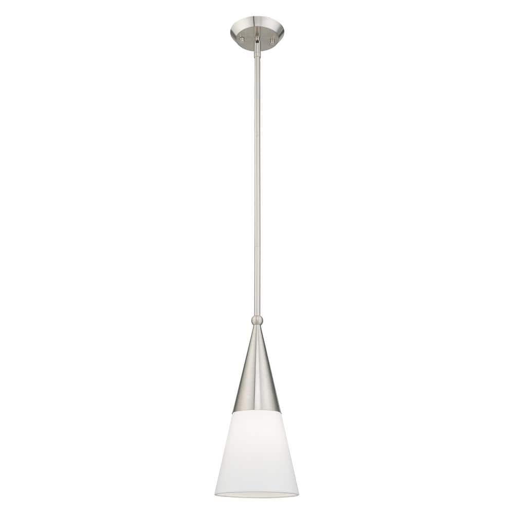 Livex Lighting Stockholm 1 - Light Pendant in  Brushed Nickel