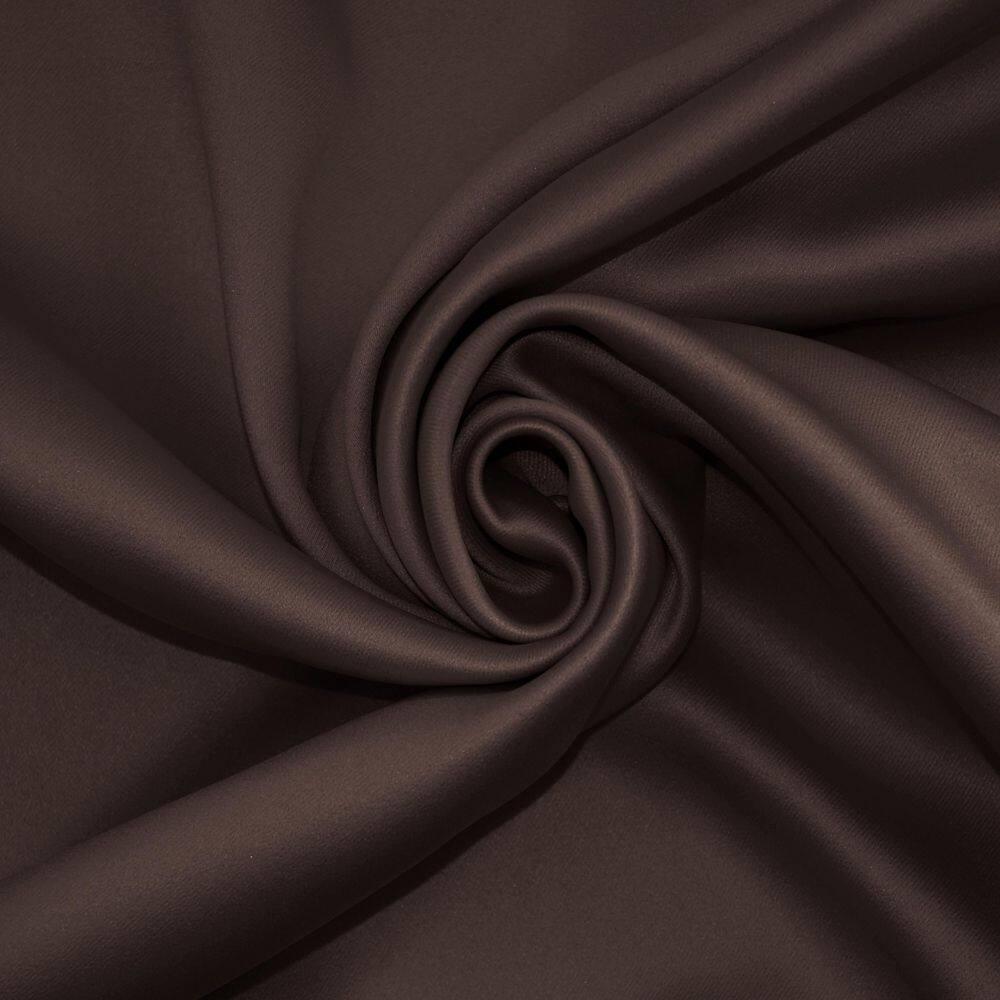 54"x108" Sun Zero Blackout Kenneth Energy Saving Grommet Curtain Panel Dark Brown: Modern Indoor Curtain Panels