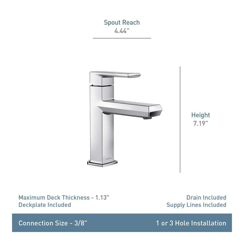 Neese Single Hole Bathroom Faucet with Push Down Drain Assembly