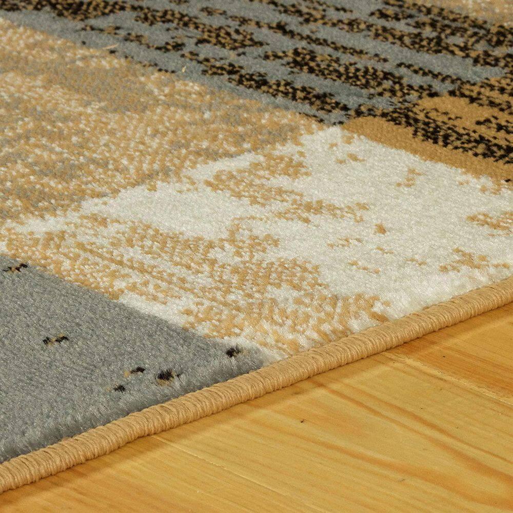 Superior Rockwood Geometric Indoor Area Rug, 8' x 10', Light Blue-Beige