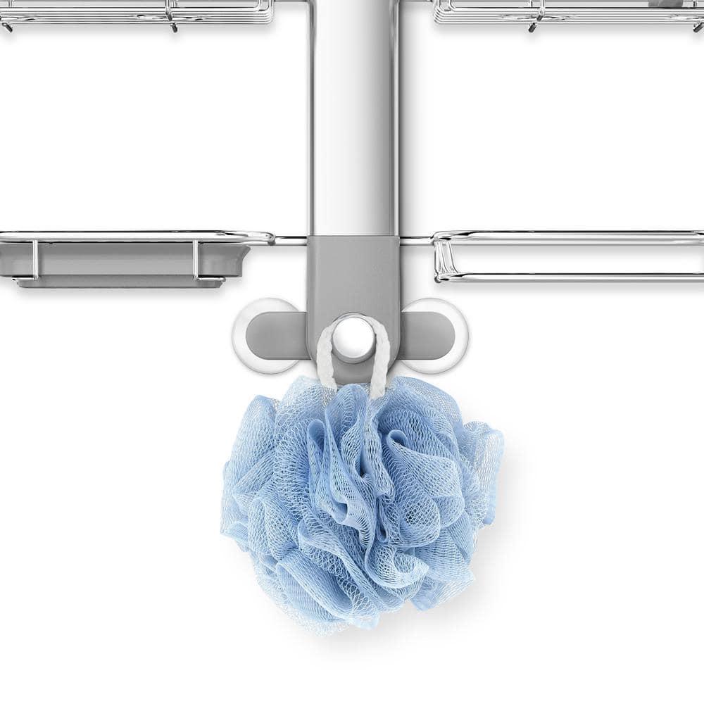 Simplehuman Adjustable Shower Caddy, Stainless Steel and Anodized Aluminum