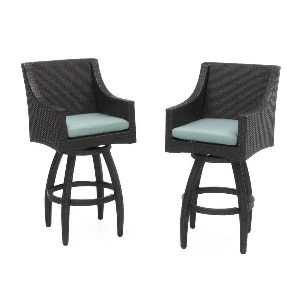Wildon Home® Fionnula 30" Patio Bar Stool With Sunbrella Cushion Covers (Set of 2)