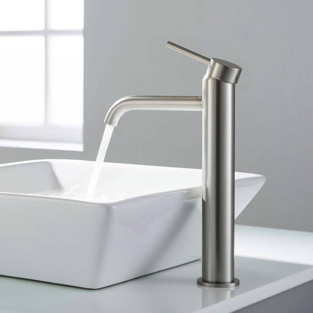 Circular Vessel Sink Faucet Single-handle Bathroom Faucet