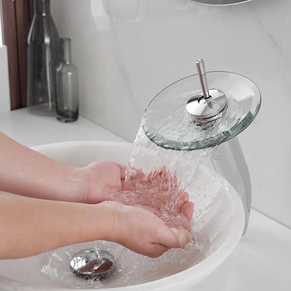 Waterfall Vessel Bathroom Faucet