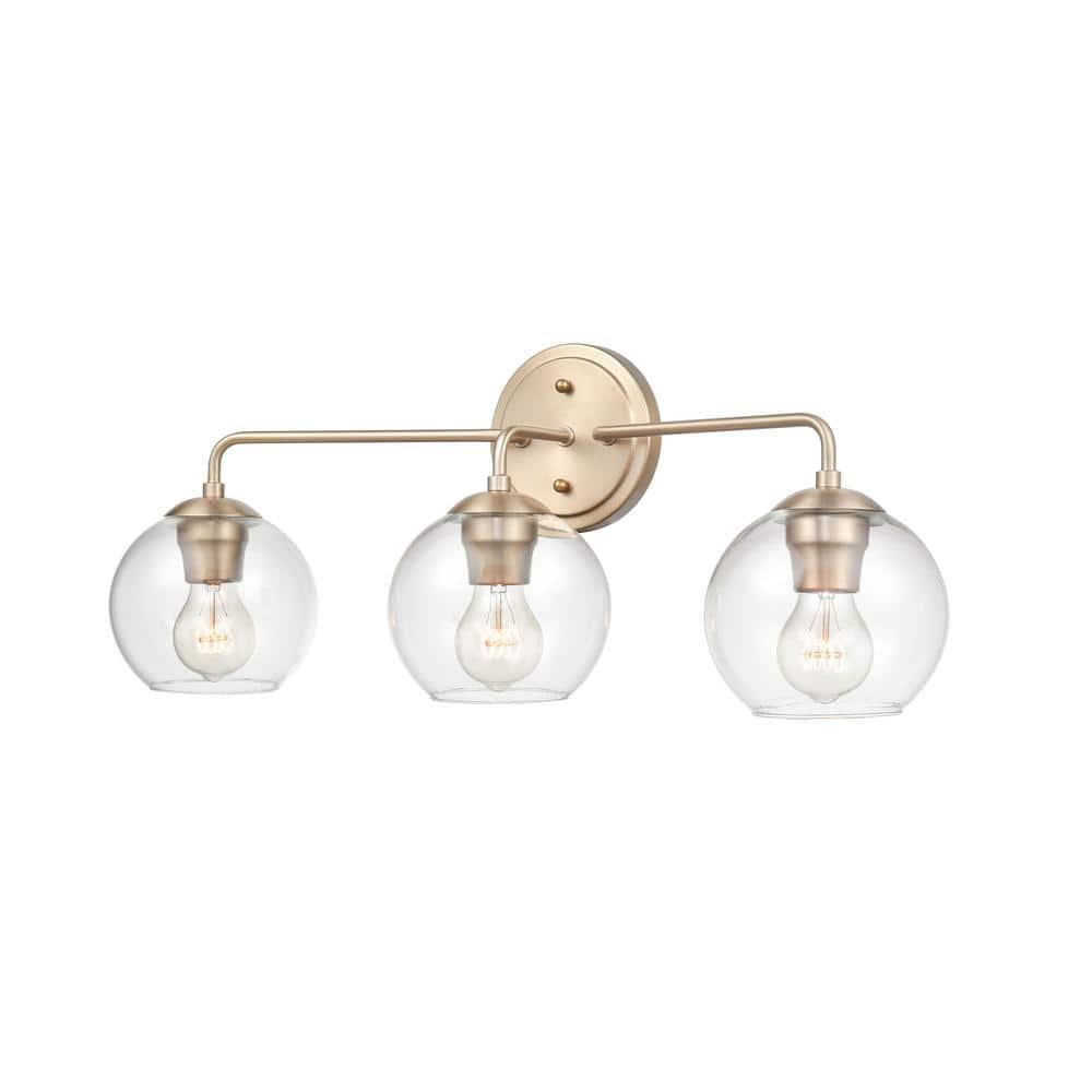 Millennium Lighting 3 - Light Vanity in  Modern Gold