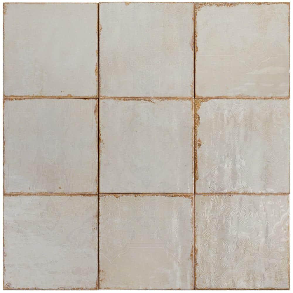 Angela Harris Harbour Tirreno Décor 8" x 8" Ceramic Floor and Wall Tile