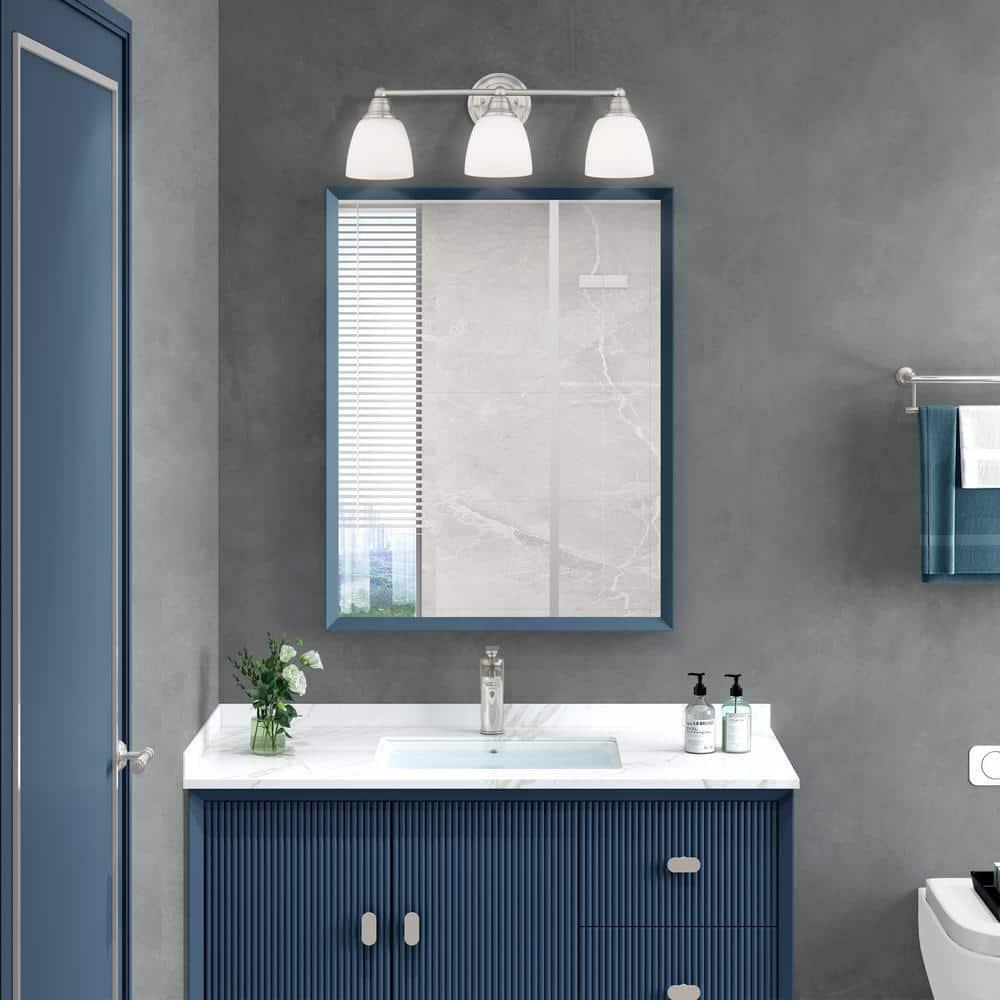 Livex Lighting Somerville 3 - Light Vanity in  Brushed Nickel