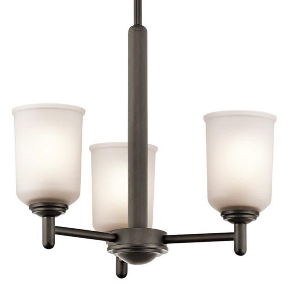 Kichler Lighting Shailene 3 - Light Chandelier in  Olde Bronze