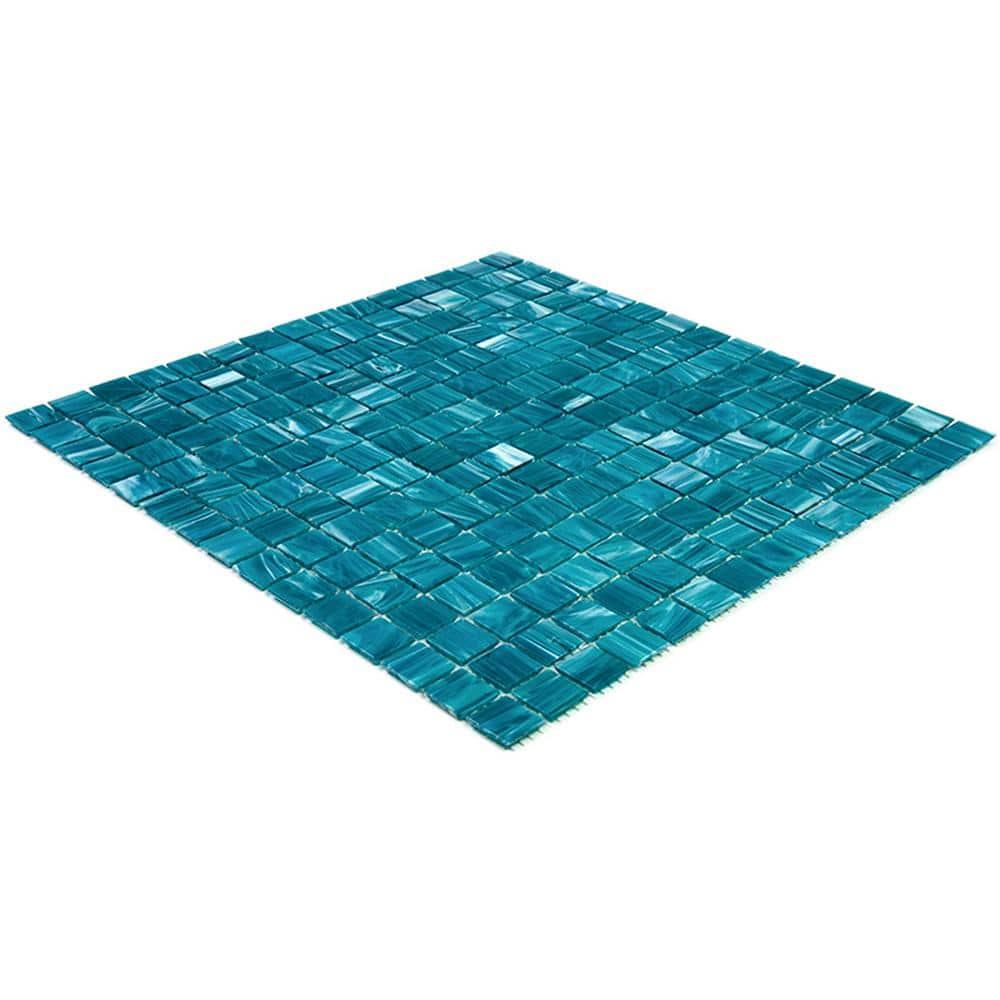 Celestial 0.8" x 0.8" Glass Grid Mosaic Wall & Floor Tile