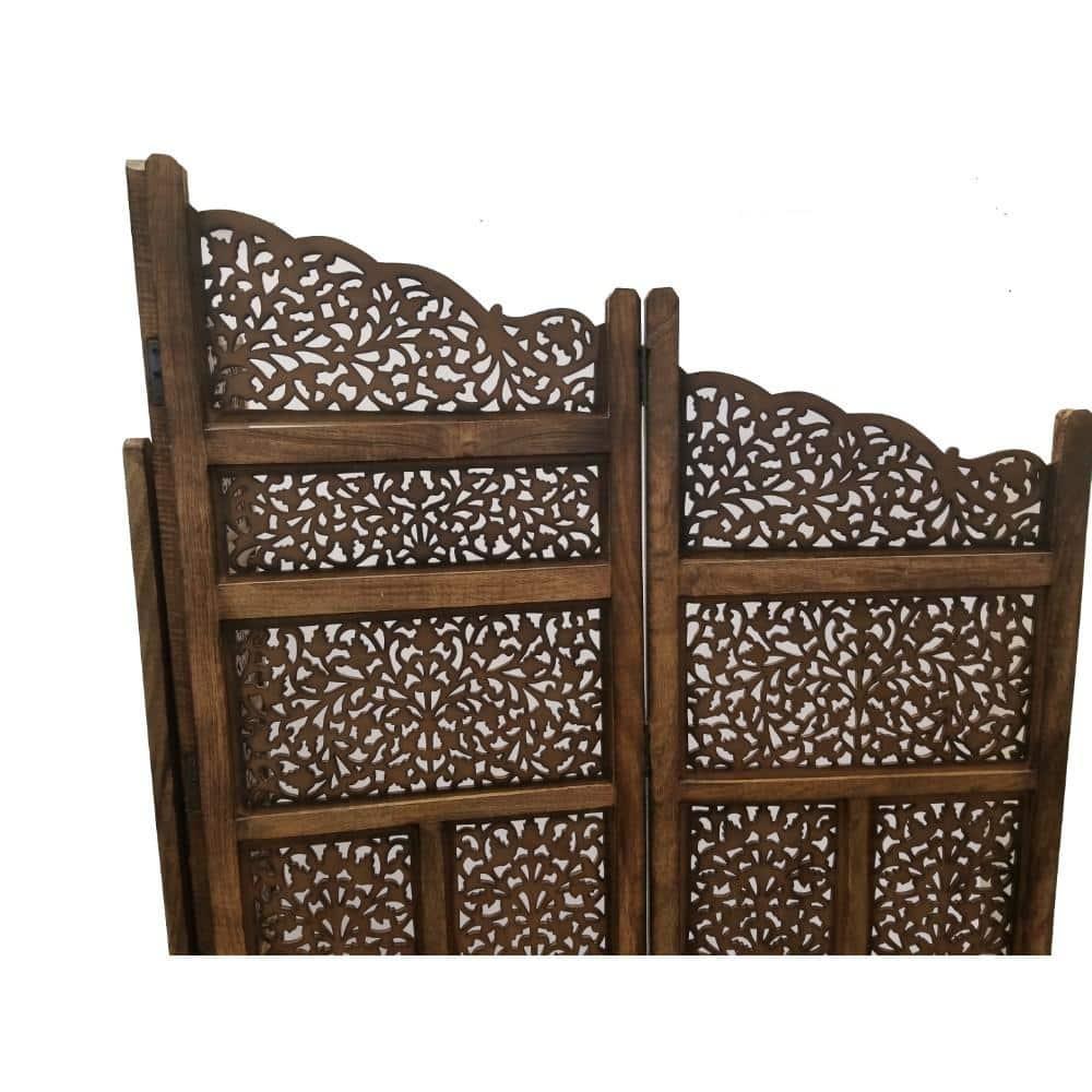Lark Manor™ Guimond 80'' W x 71'' H 4 - Panel Folding Room Divider