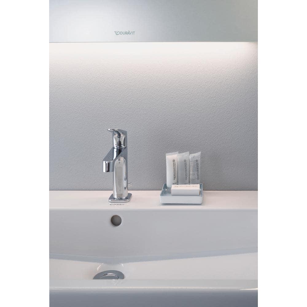 Duravit 045470-1HOLE White Ceramic 51.08 lb Rectangular Wall Mount Bathroom Sink