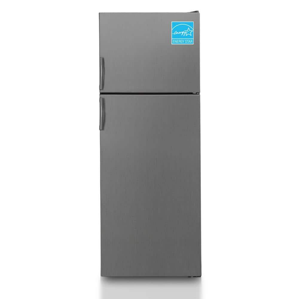 Equator Advanced Appliances Equator 14.3 cf Stainless Refrigerator-Freezer Top Mount Frost Free E-Star Europe RF 142 S