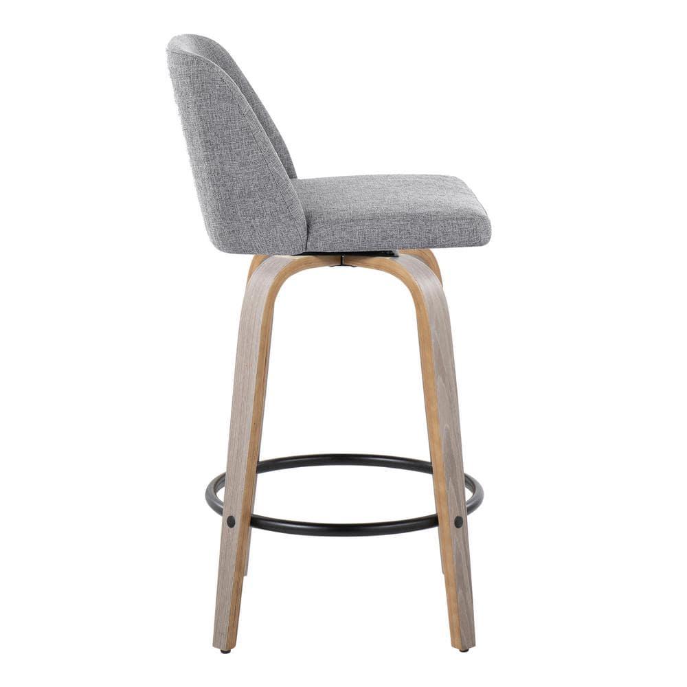 Toriano Swivel Upholstered Counter Stool