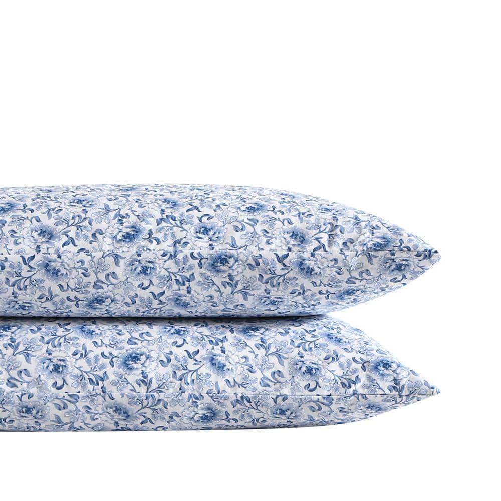 Laura Ashley Laura Ashley Printed Cotton Sateen Pillowcase Set (Set of 2)