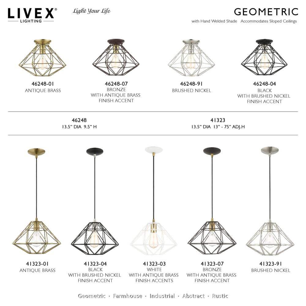 Livex Lighting Knox 1 - Light Pendant in  Bronze