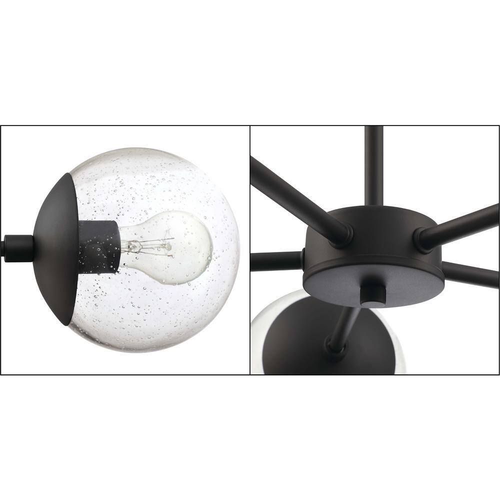 Design House Gracelyn 5-Light Chandelier in Matte Black