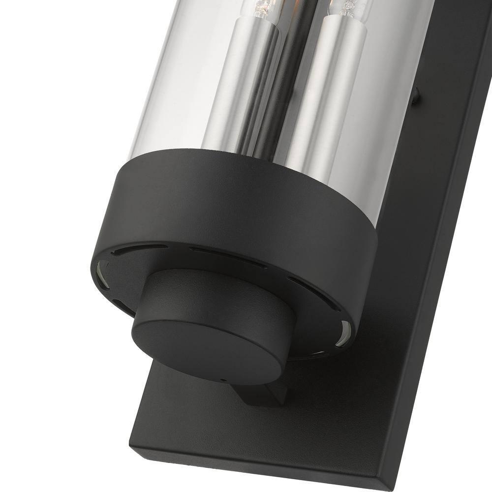 Livex Lighting Hillcrest 2 - Light Wall Light in  Textured Black