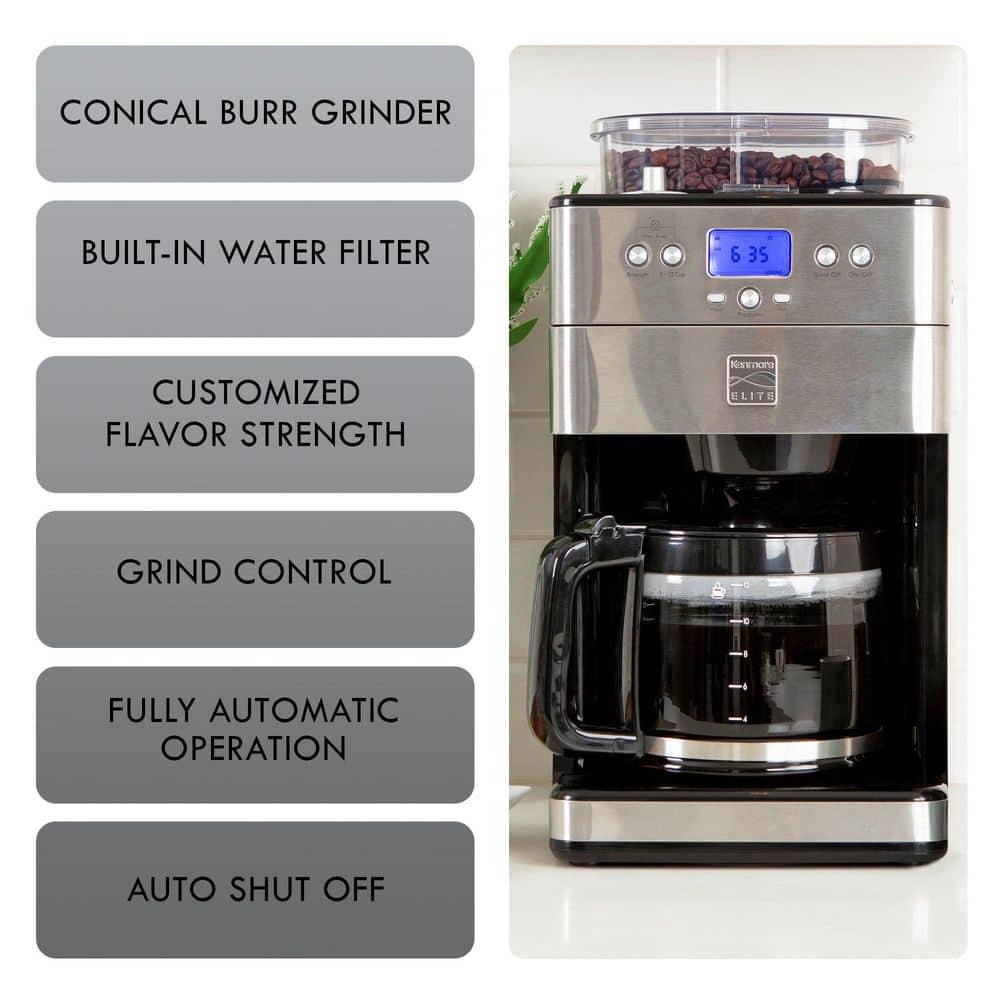 Kenmore Elite 12 Cup Programmable Grind And Brew Coffee Maker