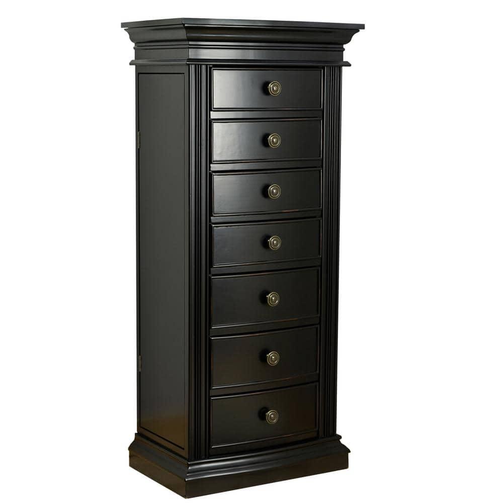 Hives & Honey Landry Black Jewelry Storage Armoire