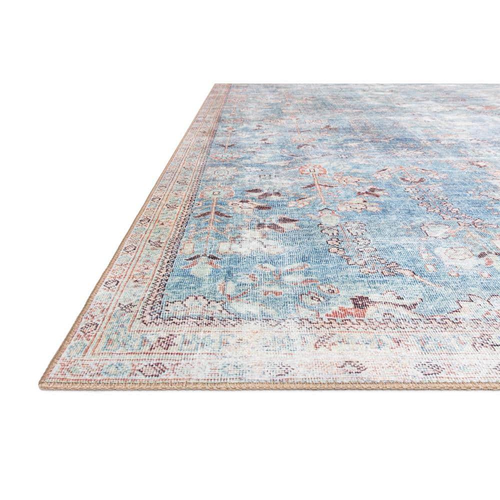 Loloi II Wynter WYN-06 Teal / Multi Oriental Area Rug 8'-6" x 11'-6"