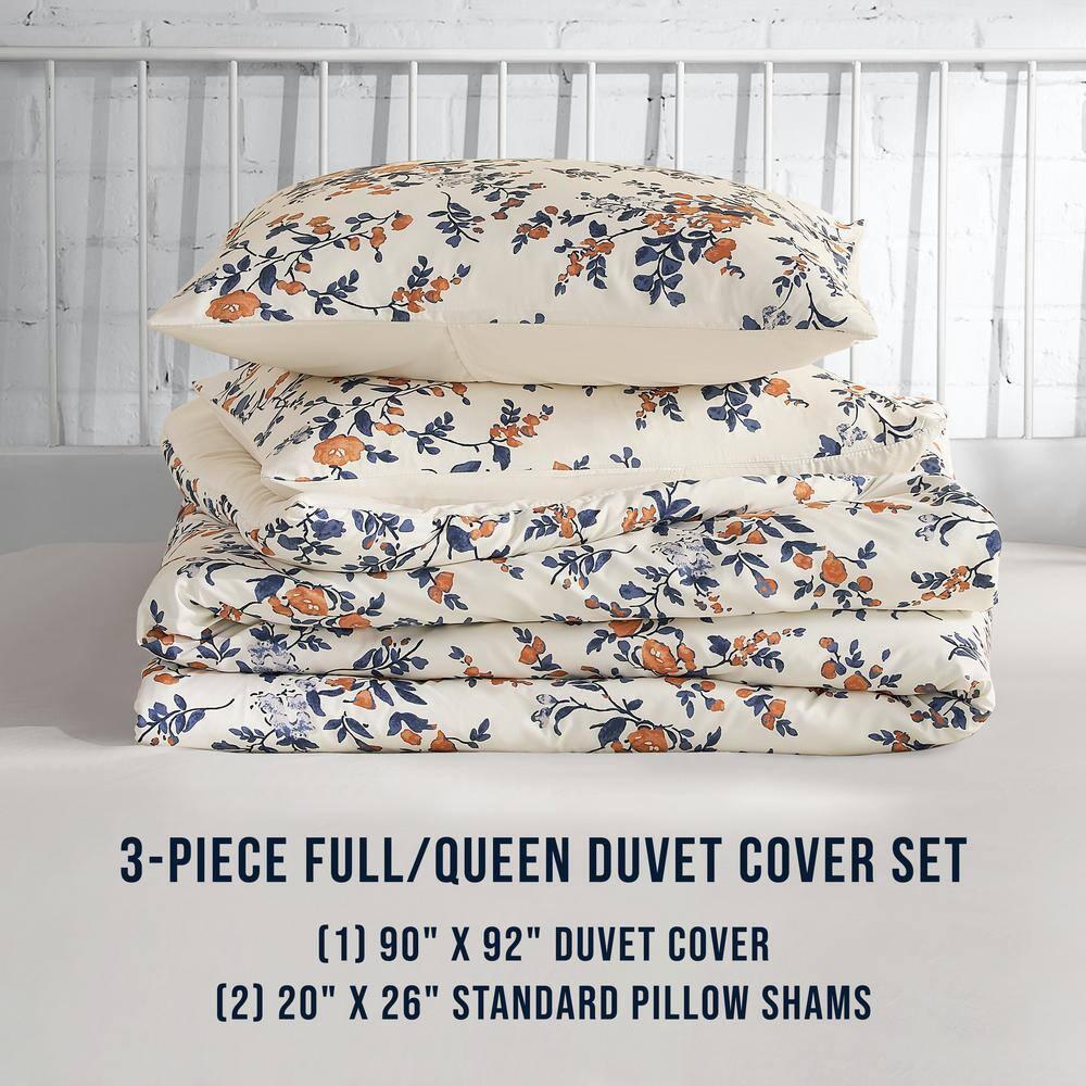 Lucky Brand Lucky Brand Garden Floral Bouquet Reversible Duvet Cover & Shams Bedding Sets
