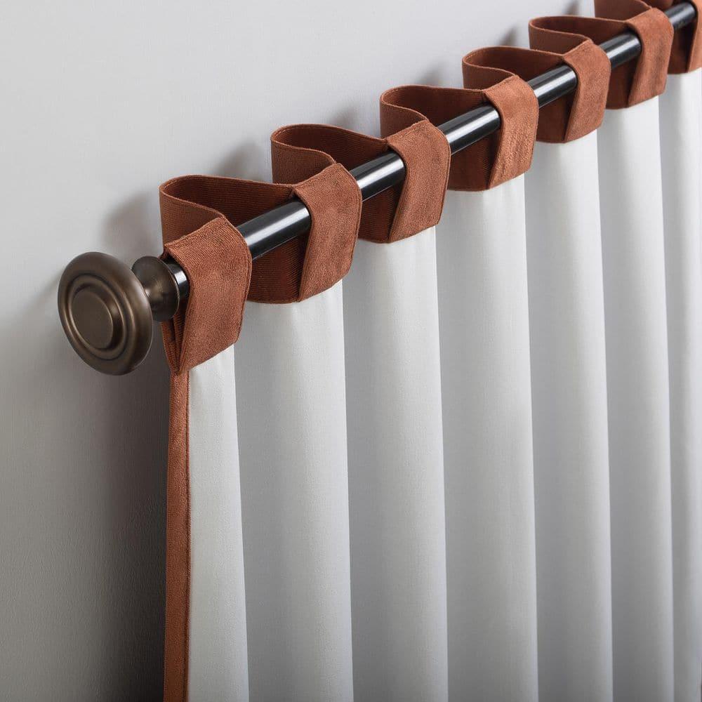 Sun Zero Velvet Noise Reducing Thermal Extreme 100% Blackout Back Tab Curtain Panel