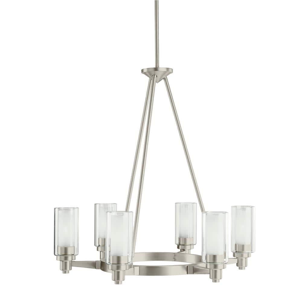 Kichler Lighting Circolo 6 - Light Chandelier in  Brushed Nickel