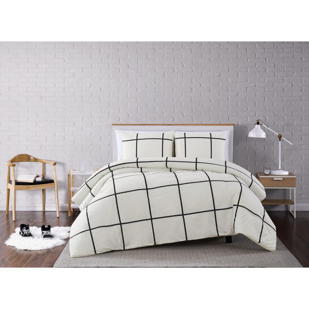 Truly Soft Checkered Comforter Set