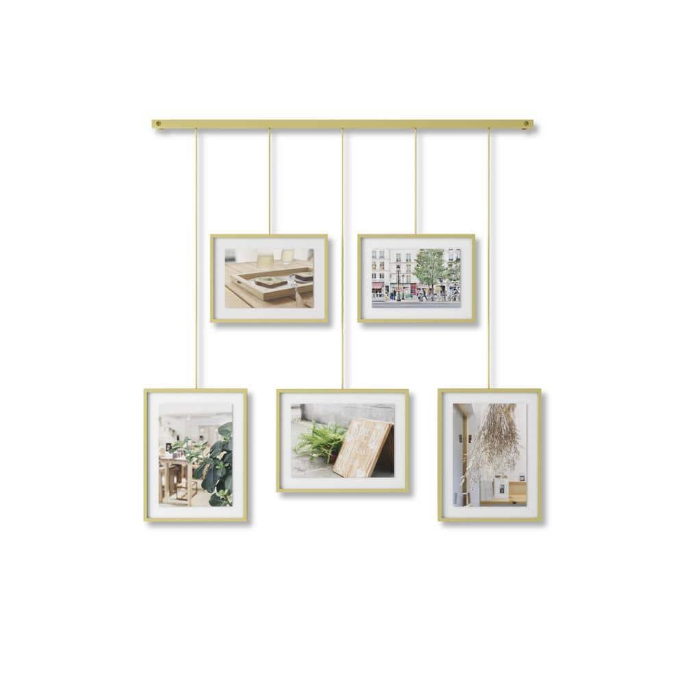 5-Piece Matte Metal Collage Frame Set