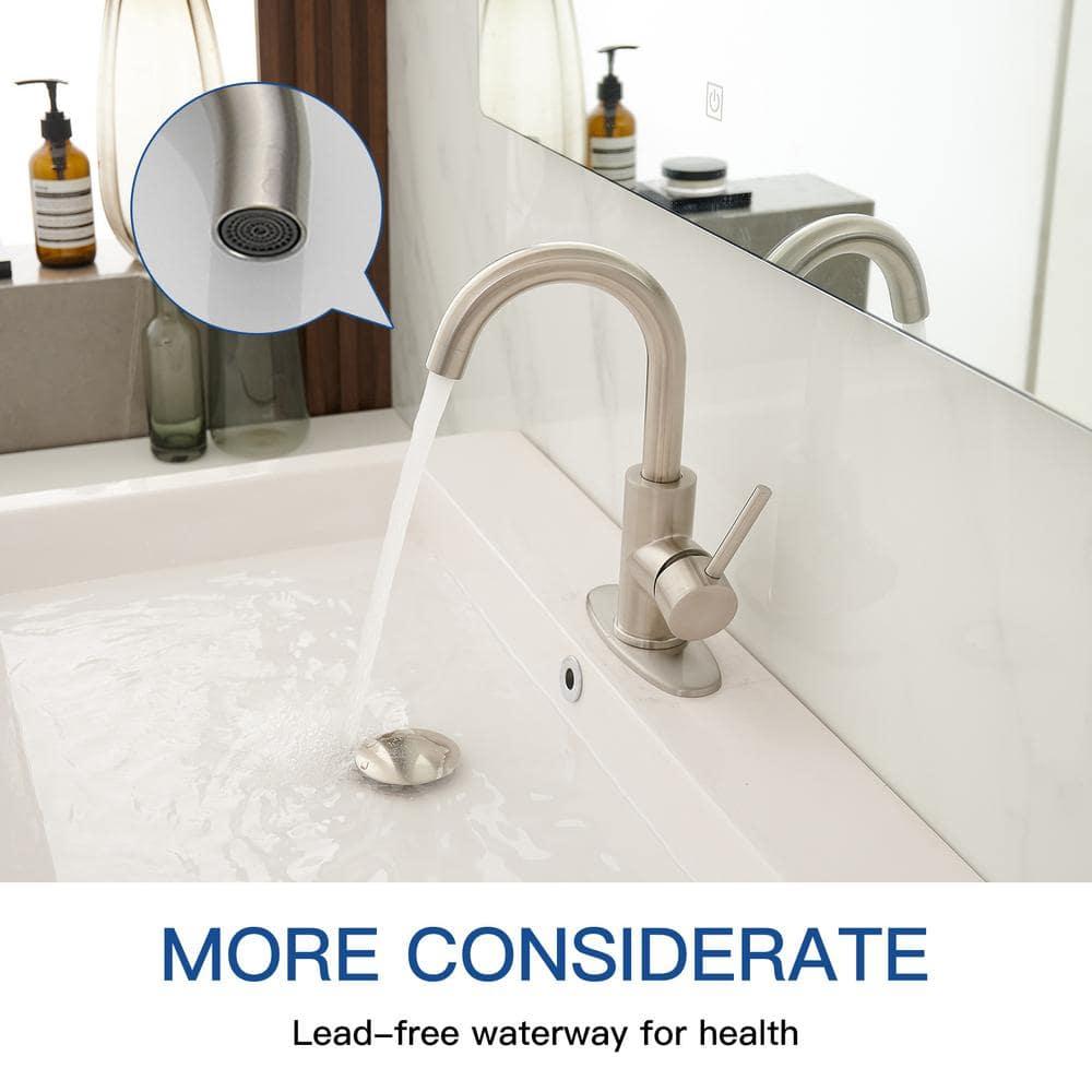 Single-Hole Single-handle Bathroom Faucet