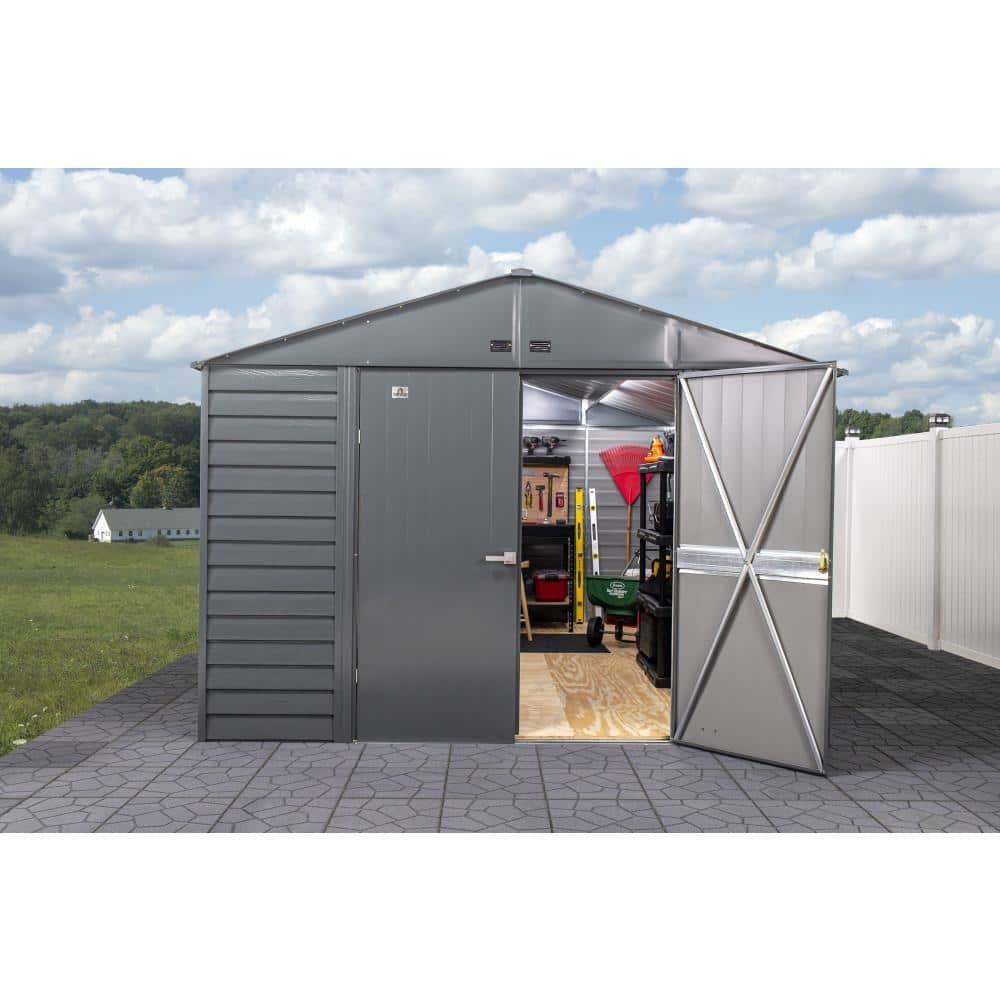 Arrow 10 ft. W x 14 ft. D Steel Horizontal Storage Shed