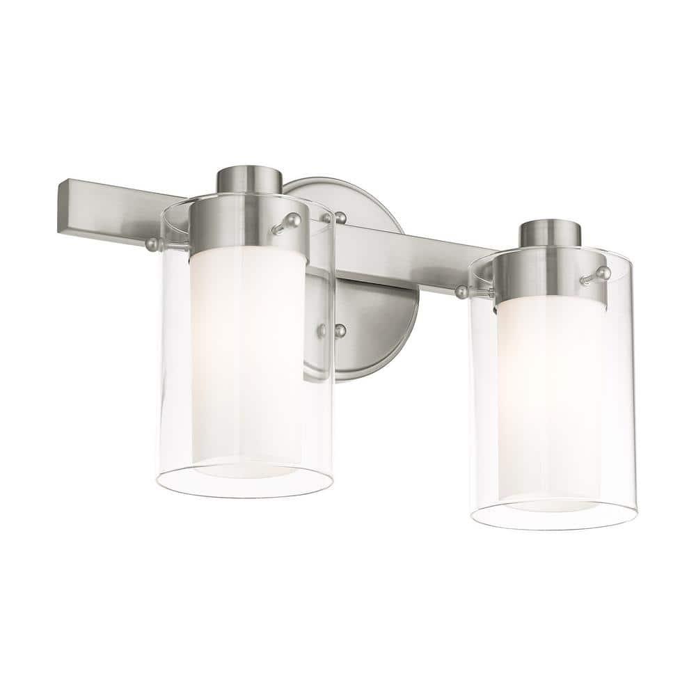 Livex Lighting Manhattan 2 - Light Vanity in  Brushed Nickel