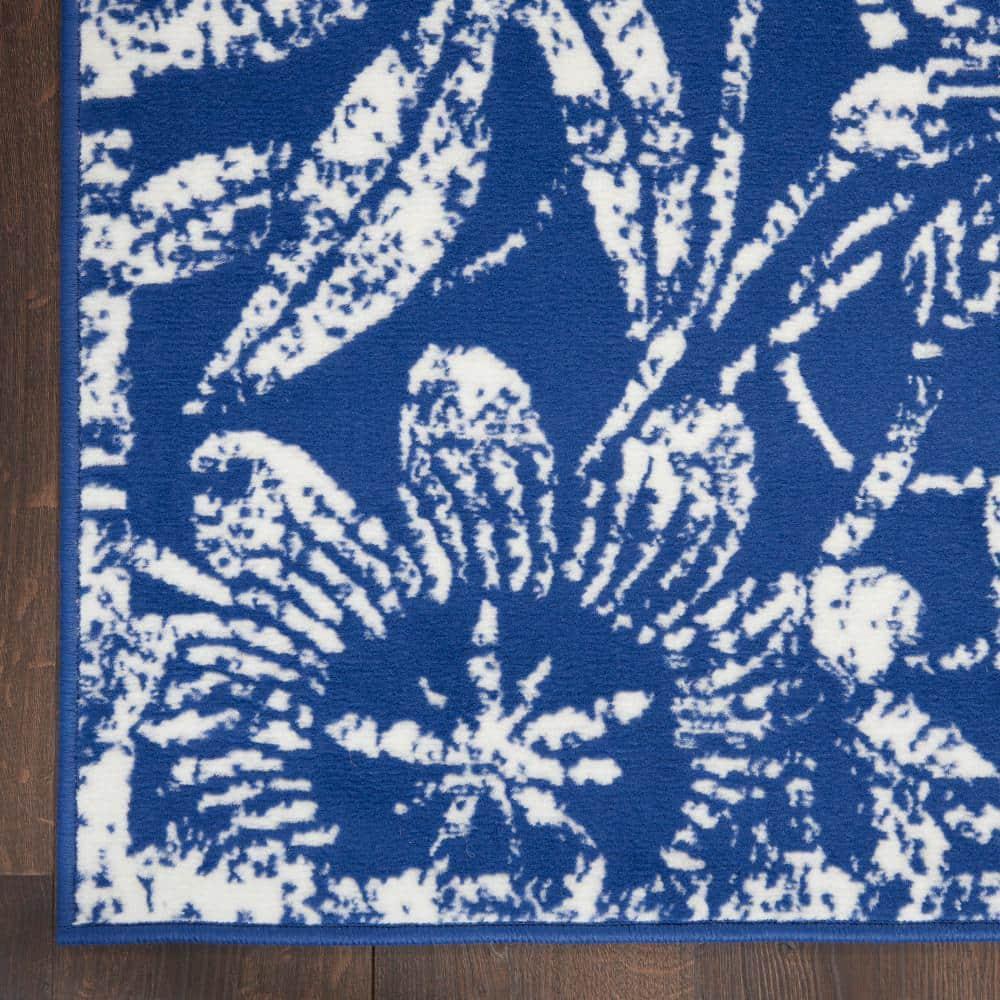 Nourison Whimsicle WHS05 Indoor only Area Rug - Navy 5' x 7'