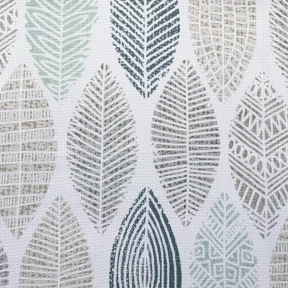 63"x40" Hotaru Leaf Print Semi-Sheer Grommet Curtain Panel - No.918
