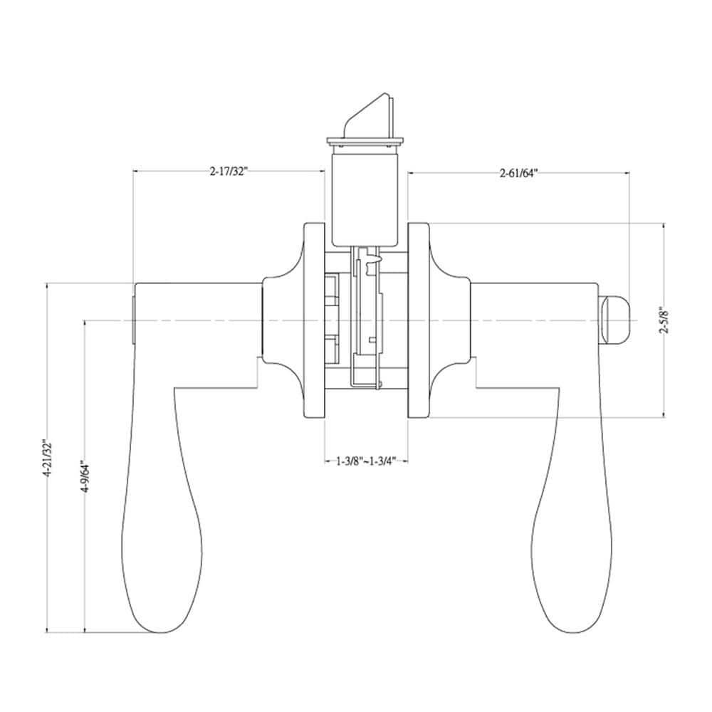 Callan Passage (Hall & Closet) Door Lever
