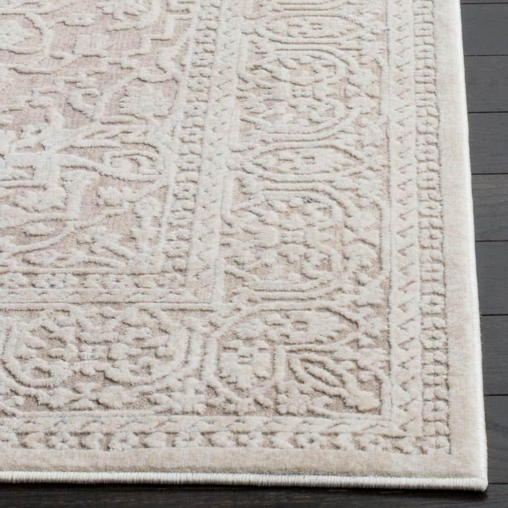 SAFAVIEH Reflection Alayna Traditional Area Rug, Beige/Cream, 10' x 14'