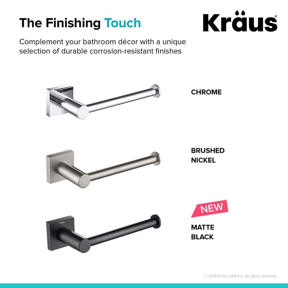 Kraus KEA-17729MB Ventus Bathroom Wall Mount Toilet Paper Holder
