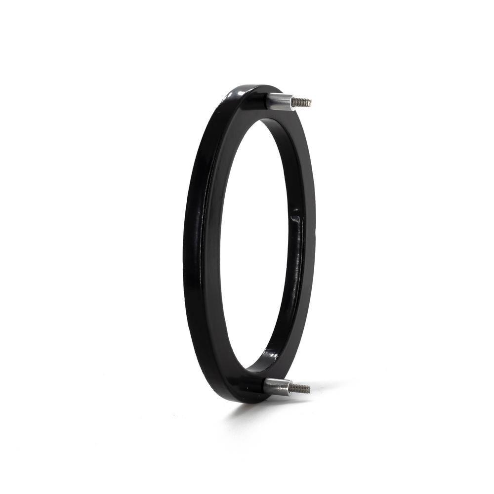 Montague Metal Products MHN-06-0-F-BK1 Floating House Number, 6" x 5.5" x 0.31" Black