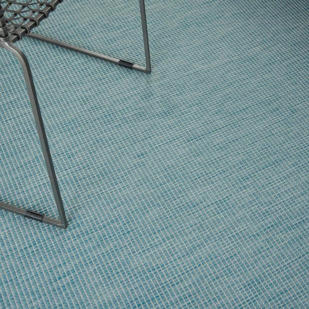Nourison Positano POS01 Indoor/outdoor Area Rug - Aqua 5' x 7'