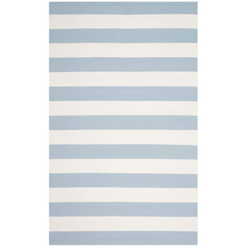 Montauk MTK712 Hand Woven Indoor Area Rug - Sky Blue/Ivory - 8'x10' - Safavieh.
