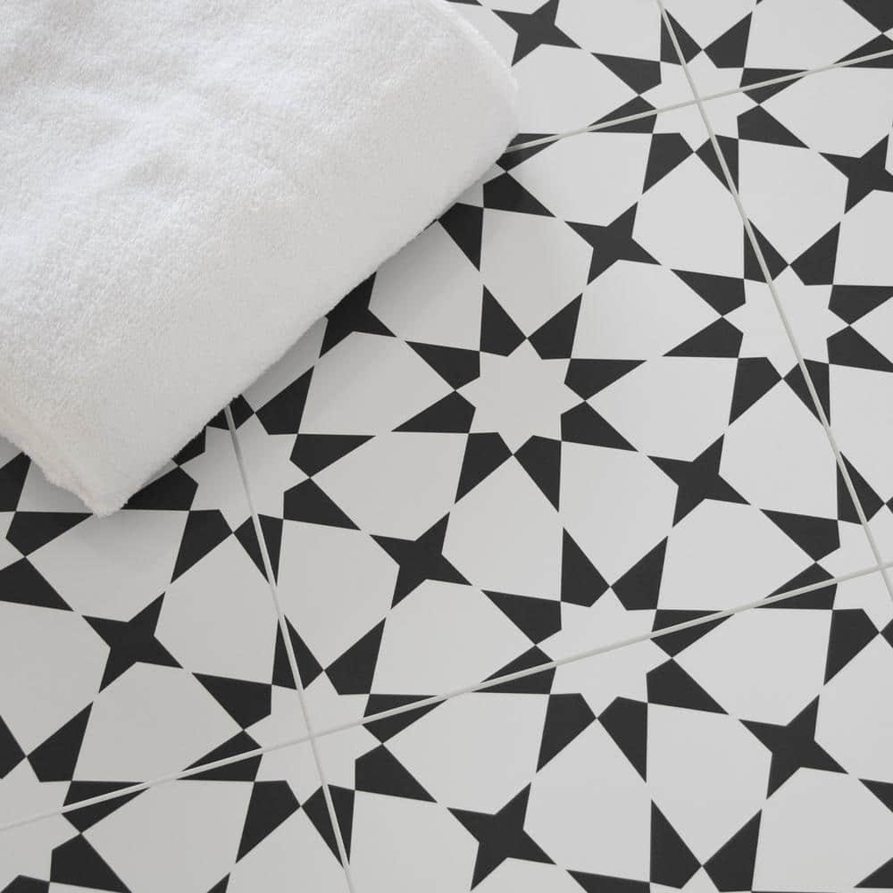 9" W x 9" L Peel & Stick Floor Tile Marrakech Luxury Vinyl Flooring