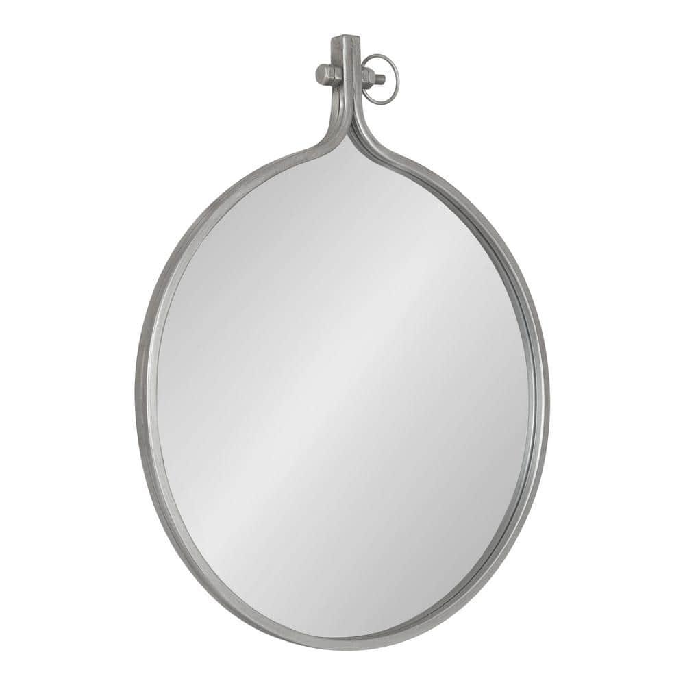 23.5" x 28.5" Yitro Irregular Wall Mirror Silver - Kate & Laurel All Things Decor: Vintage Farmhouse Style, Easy to Hang