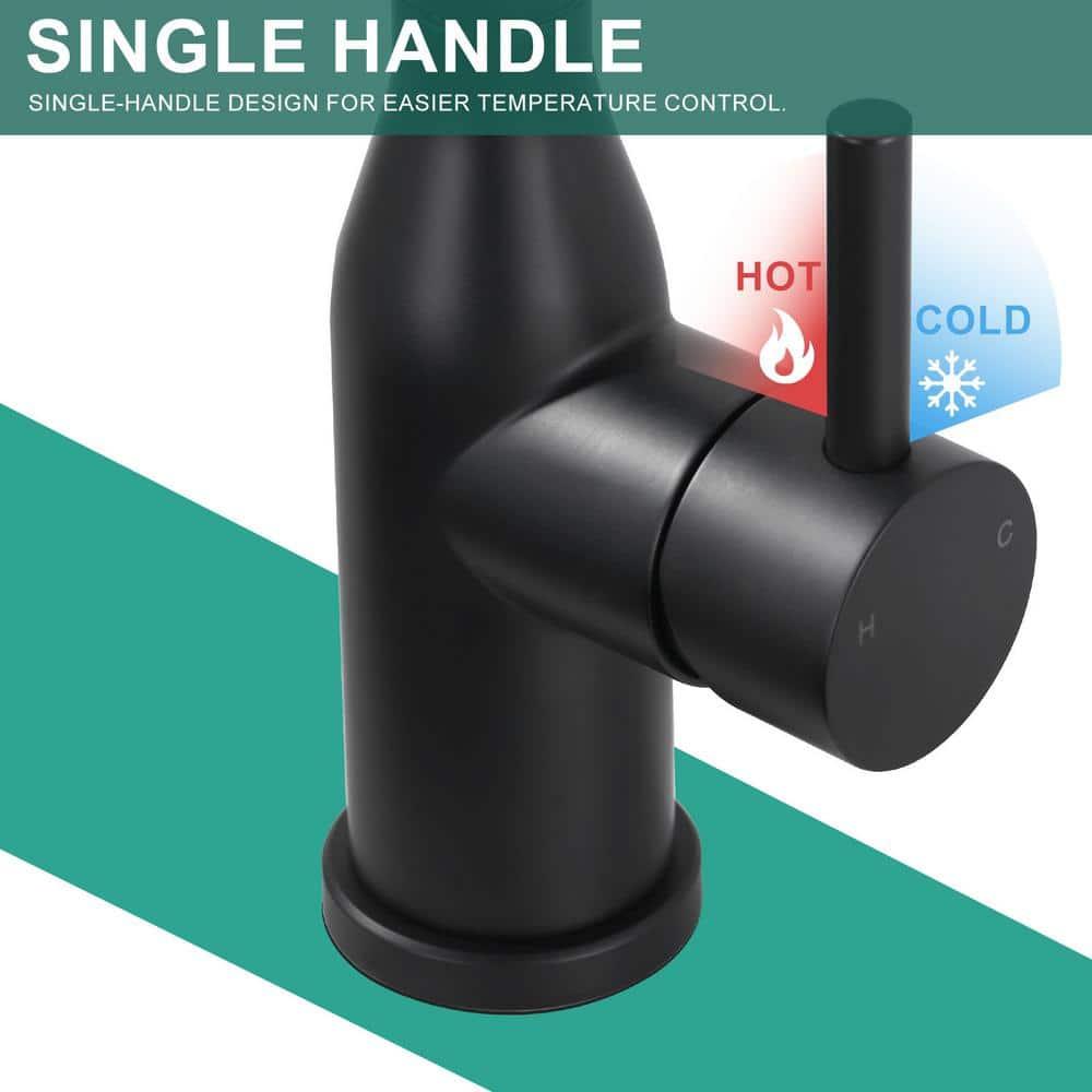 Single Handle Deck Mounted Bar Faucet Inclued Supply Lines