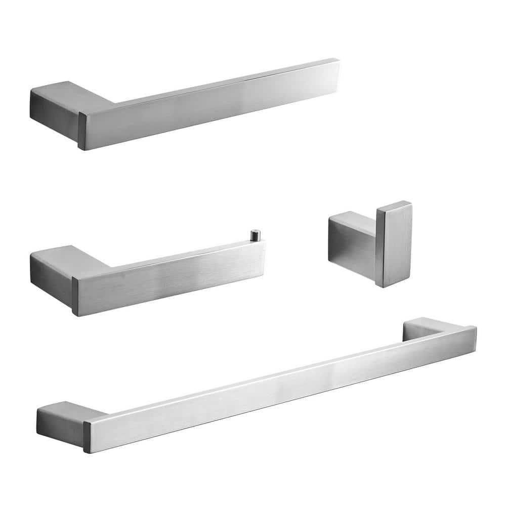 4 - Piece Bathroom Hardware Set
