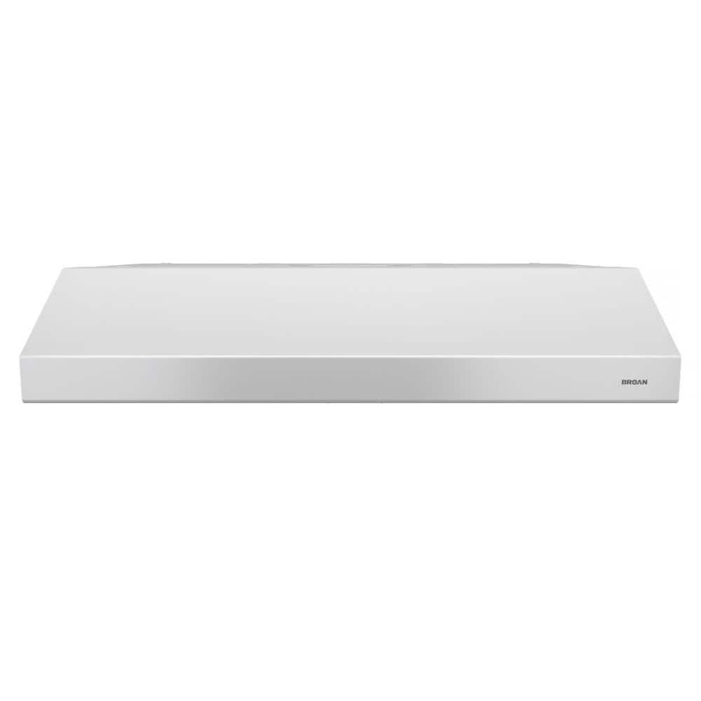 Broan Glacier 30-Inch 300 Max Blower CFM 5 Sones Range Hood