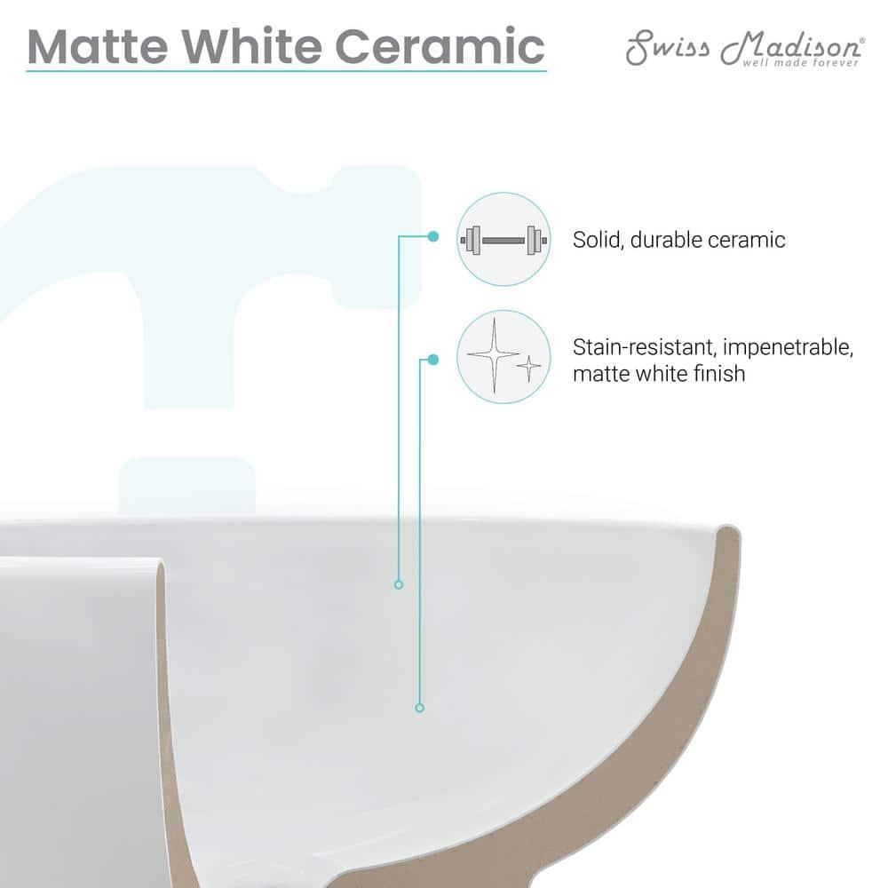 Claire 20 Rectangle Ceramic Vessel Sink