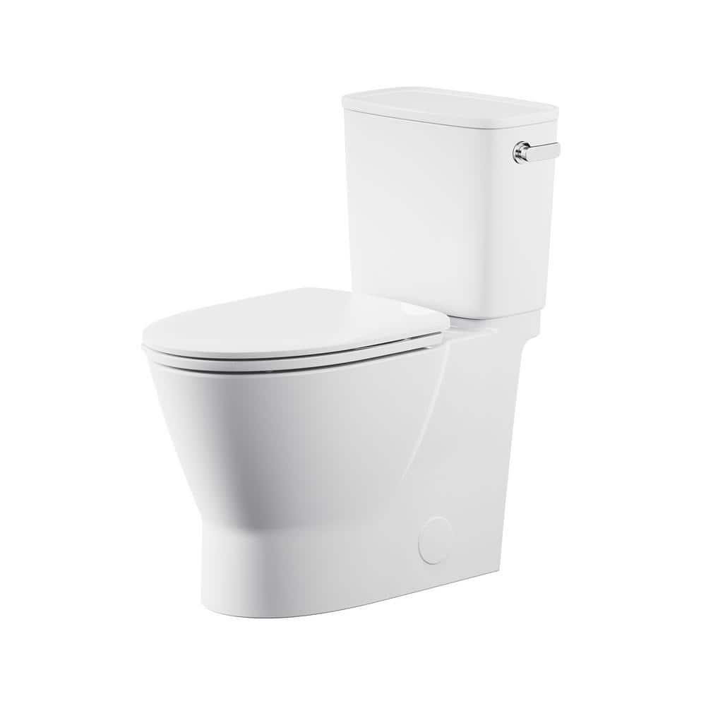 American Standard American Standard Aspirations 1.28 Gallons GPF Elongated Comfort Height Floor Mounted Two-Piece Toilet (Seat Included) 252AA898.020