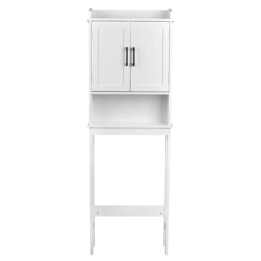 DeerValley Bathroom Freestanding Over the Toilet Storage Cabinet, White & Reviews | Wayfair