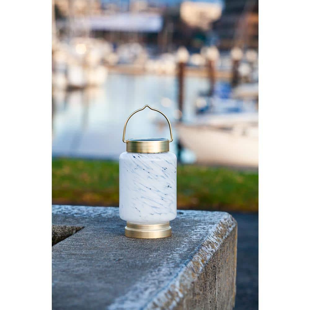 Allsop Home and Garden 7.5'' Solar Powered Integrated LED Outdoor Lantern
