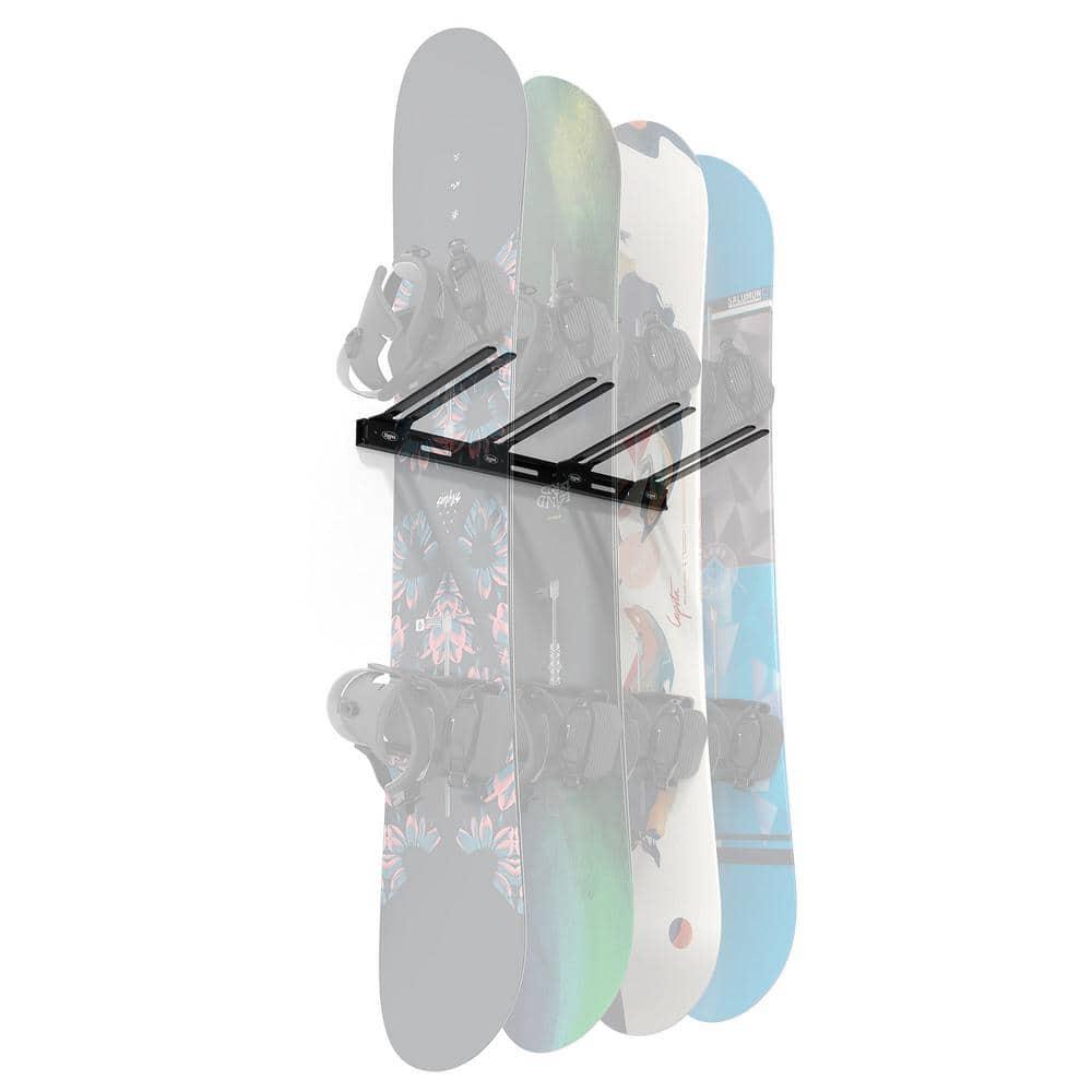 Crymble Steel Wall Mounted Adjustable Multi-Use Ski/Snowboard Rack